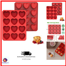 SILIVO Muffins Backform Herz