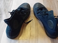 Schwarze Chucks * Converse All Star * Größe 38