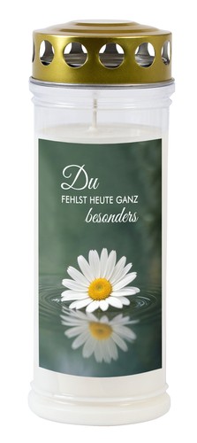 Grabkerze gedenkkerze motiv - gedenkkerze,