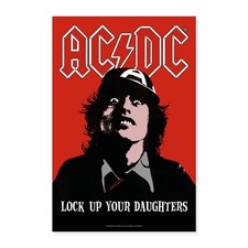 AC/DC Logo Angus Young Lock Up
