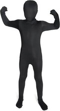 Schwarzer Kinder Morphsuit
