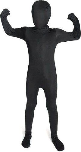 Schwarzer kinder morphsuit - schwarzer,