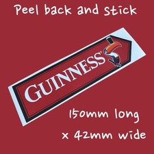  Guinness Vinyl Aufkleber Männerhöhle Pub Bar Tukan Bier Export Schild Fassbiere UK 
