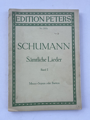 Noten schumann sämtliche - schumann.,