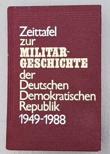 Ddr buch zeittafel zur - ddr, buch:
