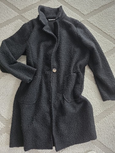 Damen mantel jacke - damen, schwarz