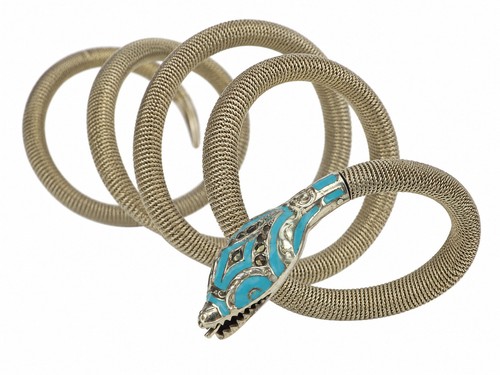 Art déco 925 - silber, emaille