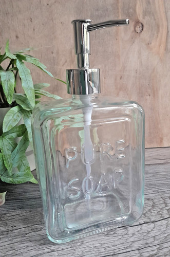 Seifenspender glas pump pure - pump,