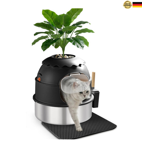 Katzenklo blumentopf edelstahl - katzenklo,