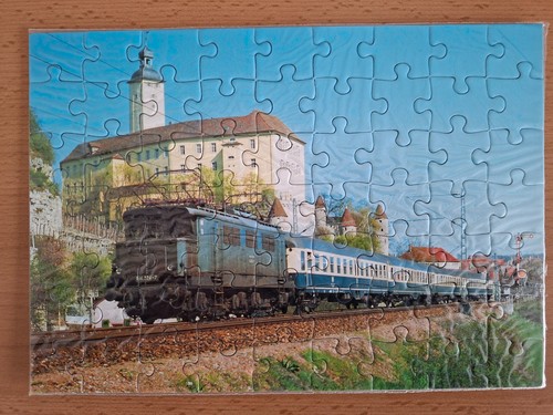 Puzzle elektro lokomotive - puzzle,