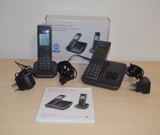 Schnurloses Telefon Sinus A 206 Duo graphit mit Anrufbeantworter & 2 Mobilteilen