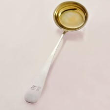 Suppenkelle mit Vergoldung