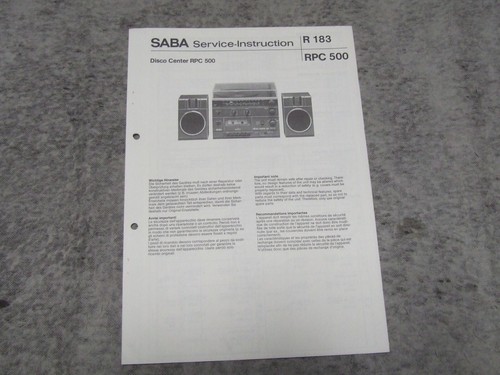Schaltplan service manual für - manual,