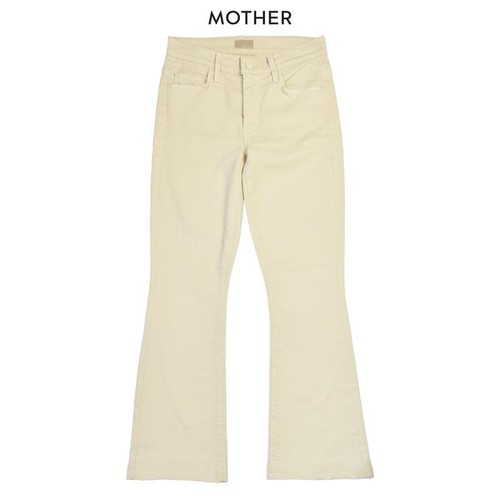 Women mother jeans beige - beige, 26