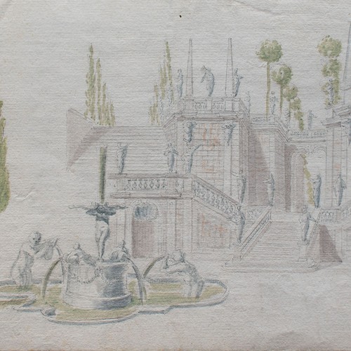 Entwurf barock park - entwurf,