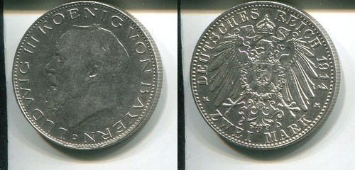 Bayern 1914 mark in - -,