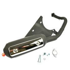 AUSPUFF + DICHTUNG SYM JET EURO X BASIX ORBIT RED DEVIL 50 KRÜMMER ENDTOPF