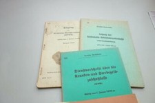 Eisenbahn Reichsbahn 3x Satzung Vorschrift 1938/39/40 Dienstvorschrift Lok Zug