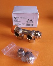 IMI Heimeier Vorlaufventil Ventilblock Multilux Eclipse Eck # 3866 # 9088178