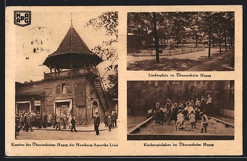 Hamburg veddel kantine - ak,