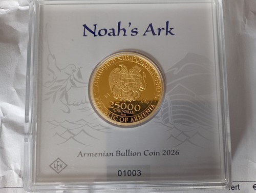 Gold coin noah - "noah`s, ark"