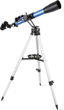 Teleskop 60/700mm Astronomisches Refraktor Einsteiger 5x24 Suchfernrohr Stativ