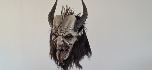 Holzmaske krampusmaske - holzmaske,