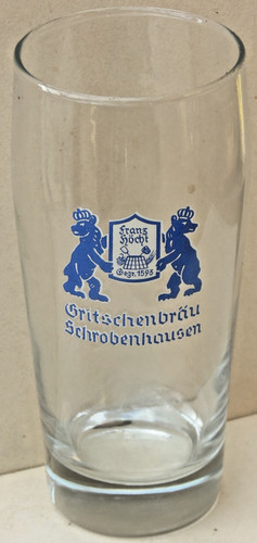 Altes liter bierglas von - altes,