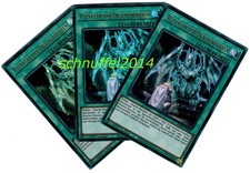 Yu-Gi-Oh! 3x Rückkehr der Drachenherren Ultra Rare 1. Auflage Sleeve PLAYSET NM