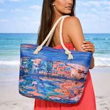 XXL Damen Strandtasche Stadt