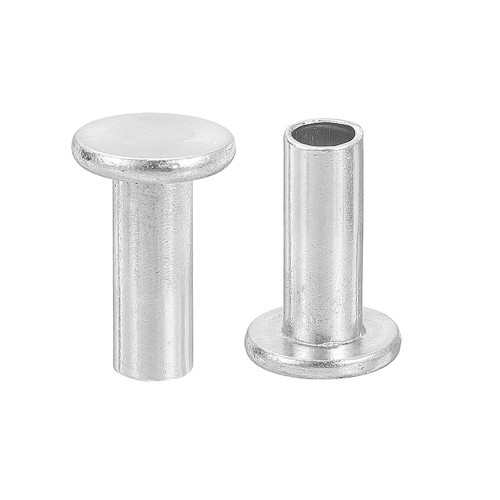 100stk halbhohlnieten 6mm - 6mm, x
