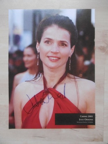 Julia ormond autogramm signed - ormond,