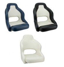 Bootssitz Bootsstuhl Steuerstuhl "KOCHER" Kunstleder Sport Boot Motorboot Yacht