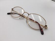 ASTON MARTIN Brille Damen Oval Retro gold Vintage  Style 1990er Medium