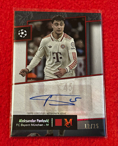 Topps pavlović archival auto - topps,