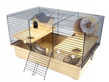 Maus Hamster Käfig Haus Rad 3