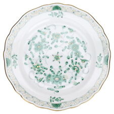 Kuchenteller Meissen Neuer Ausschnitt I.Wahl Indische Malerei grün Reich