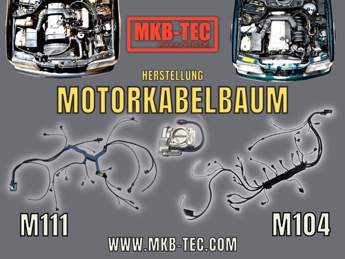 Motorkabelbaum mercedes w140 - motorkabelbaum,