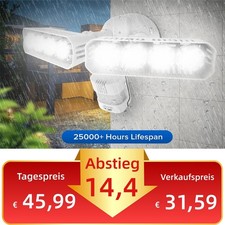 LED Fluter mit Bewegungsmelder Außen Wandleuchten 36W IP65 3600lm SANSI CE