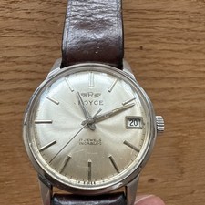 Royce 17 Jewels Incabloc Mens Watch Swiss Movement Vintage 