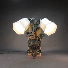 Vintage Messing Wandlampe