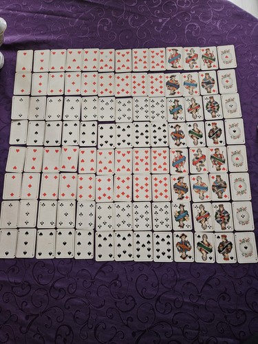 Alte patience spielkarten - patience,