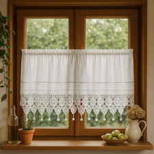 Fenstervorhang aus baumwolle - fenstervorhang,