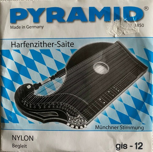 Pyramid harfenzither saite - pyramid,