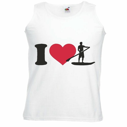 Tank top love kajak fahren - top,