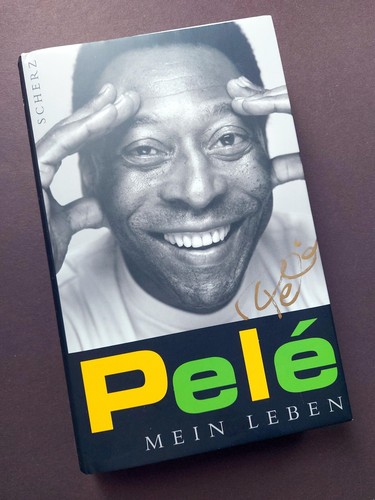 Pelé autogramm buch - autogramm,