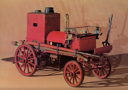 Feuerspritze mit daimler motor - mit,
