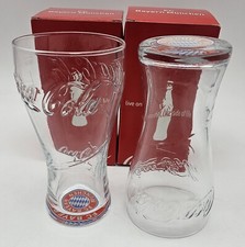 Coca Cola Fc Bayern Glas Gläser 2 St 0.3l FCB Sammlerstück Rarität Neu ✅