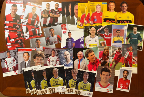 148 autogrammkarten fussball - autogrammkarten,
