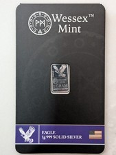Wessex Mint 1g Feinsilber .999